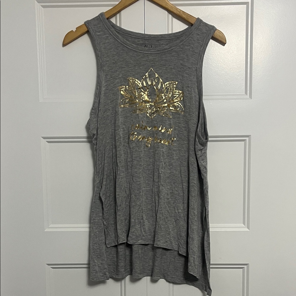 “Calm mind strong heart” oversized yoga top